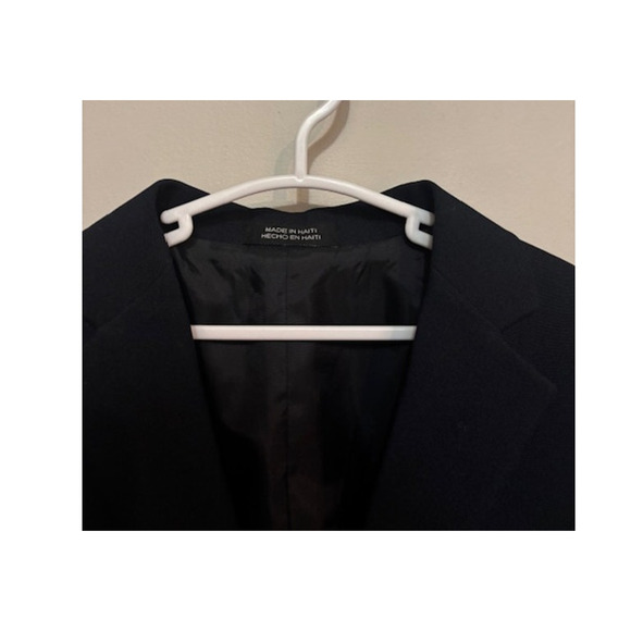 Van Heusen Boys Blazer Jacket Sport Coat Size 5 Navy Blue Gold Buttons - Picture 4 of 6